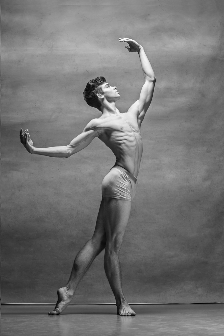 Bild eines Balletttänzers 