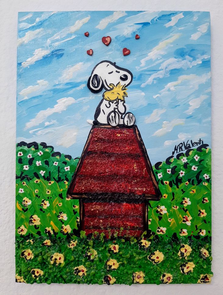 Snoopy painting from Meri Valenti
