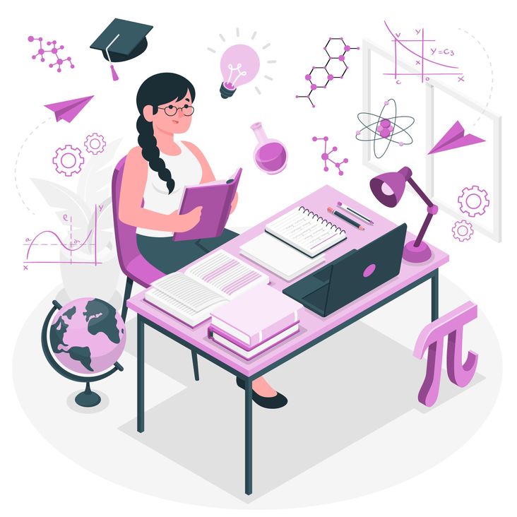 Ilustración de un concepto de aprendizaje. Técnicas de estudio – PQ4R