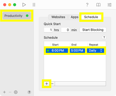 Limit screen time to 60 minutes a day