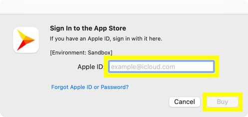 Sign in with your Apple ID